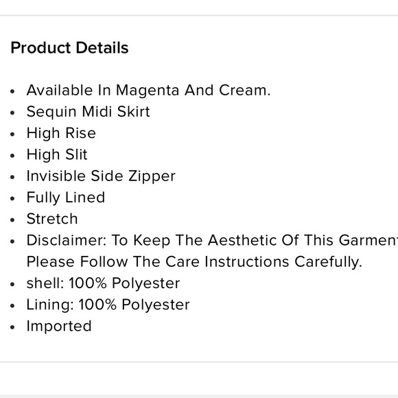 Fashion Nova Sequin Pink Skirt - Picture 7 of 7